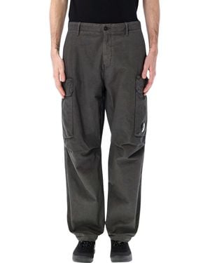 C.P. Company C.P. Company Microreps Fabric Cargo Trousers - Black