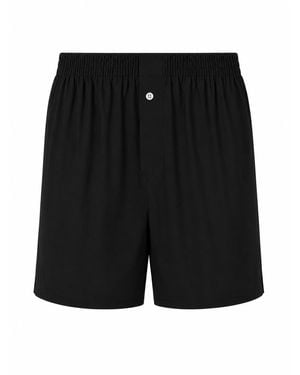 LA ROSE Geknöpfte Shorts aus -Baumwolle - Schwarz