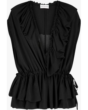 Dries Van Noten Cally Bis 3078 W.W.Top - Black