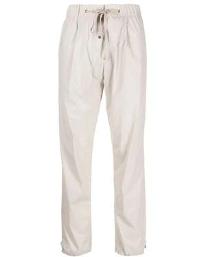 Herno Broek Met Elastische Taille - Wit