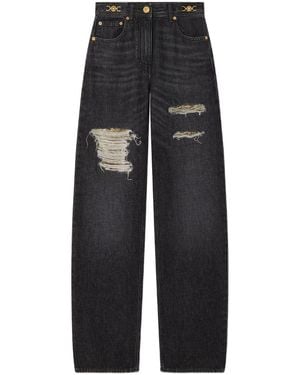 Versace Denim Cotton Jeans - Black