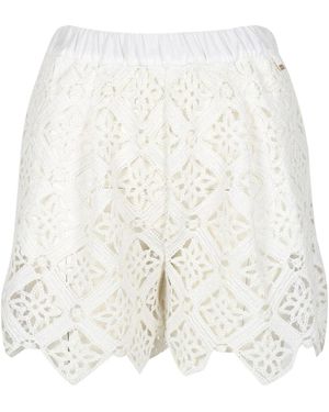 Herno Pantalón Corto Blanco