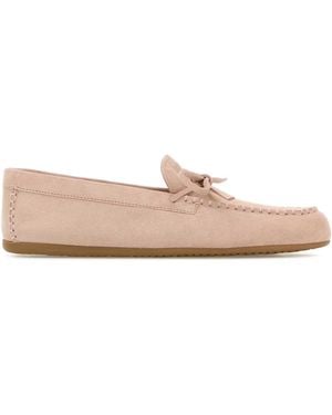 Miu Miu Suede Loafers - Pink