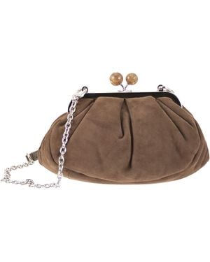 Weekend by Maxmara Bolso pequeño de ante Wkavalois - Marrón