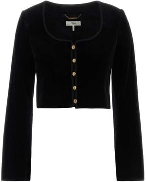 Chloé Velvet Blazer - Black