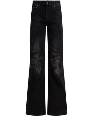 Balenciaga Wide Leg Jeans - Black