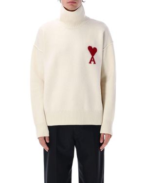 Ami Paris Pullover beige - Weiß