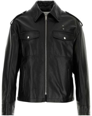 McQueen Leather Jacket - Black