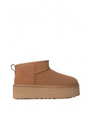 UGG Classic Ultra Mini Plateaustiefel - Braun