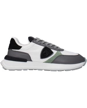Philippe Model Schnürsneaker Lederdesign - Grau