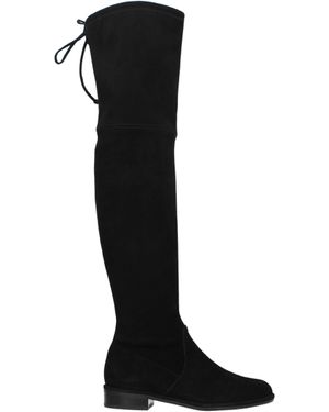 Stuart Weitzman Boots Suede - Black