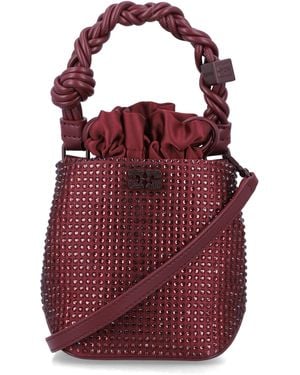 Ganni Bolsos .. Morado - Rojo