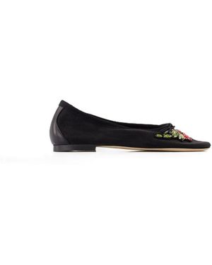 Simone Rocha Mesh Ballerina's - Zwart