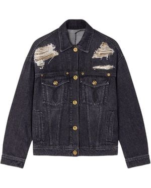 Versace Denim Blouson - Blue