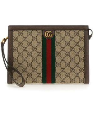 Gucci Pouch "Ophidia Gg" - Grey