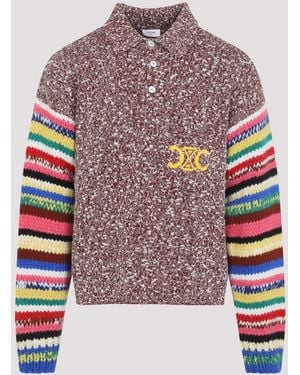 Celine Cotton Polo - Multicolor
