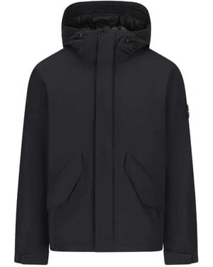 Stone Island Sweatshirt Met Capuchon En Logopatch - Zwart