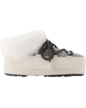 Moon Boot Mb X Gir Evx Sandalen Leder Weiß