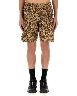 South2 West8 Poly Stretch Bermuda Shorts - Natural
