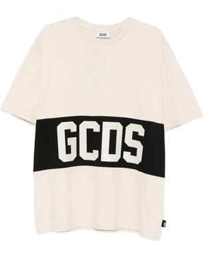 Gcds T Shirt With Logo Band - White