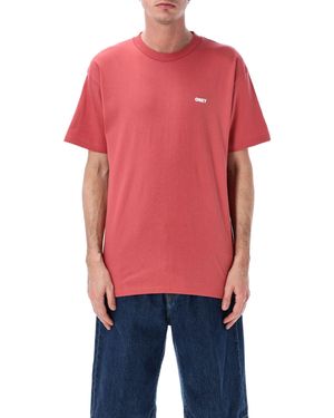 Obey T Shirts And Polos - Red