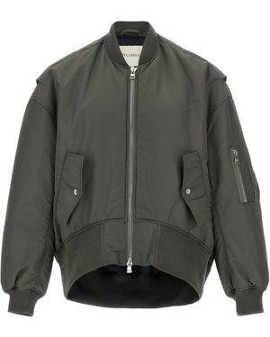 JW Anderson 'gebogen Zoom' Bomberjack - Grijs