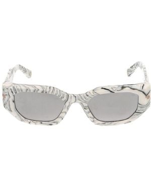 Philipp Plein Occhiali Da Sole Spp066 M 09 Yl Avorio Marmorizto /21/135 - Grigio