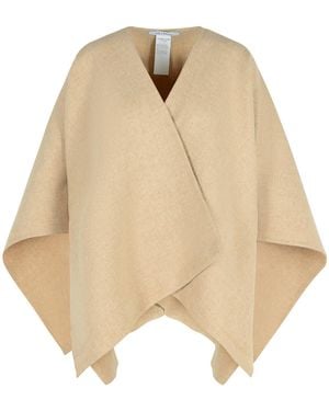 Max Mara 'Serra' Alpaka -Sandmischschal - Natur