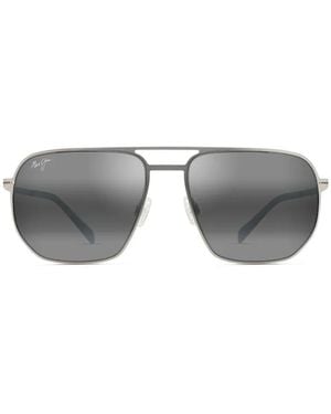 Maui Jim Sonnenbrille Sharks Cove Mj0605 S 001 Titan/Neutralgrau Unisex Polarisiert