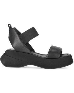 Elena Iachi Lena Platform Sandal - Black