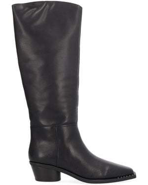 Ash Harpo Western Boot - Black