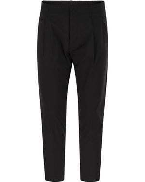 Dondup Ben Carrot Poplin Pants - Black