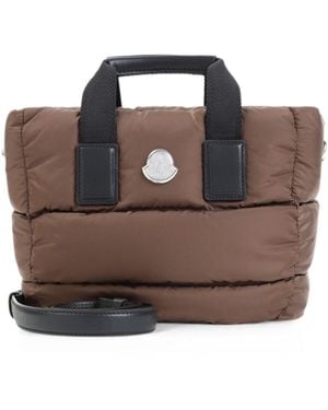 Moncler Caradoc Mini Nylon Tote - Brown