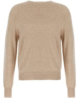 Ma'ry'ya Cashmere Cotton Sweater - Natural