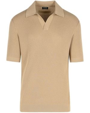 ZEGNA Polo Di Cotone 'Premium - Neutro