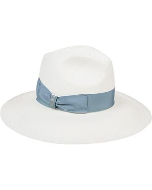 Borsalino Sophie Panama Hut - Blau