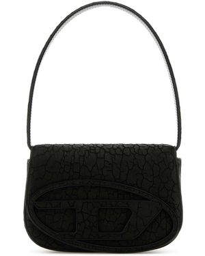 DIESEL 1st one shoulderbag BLK leather DIESEL Light Leather 1 Dr 