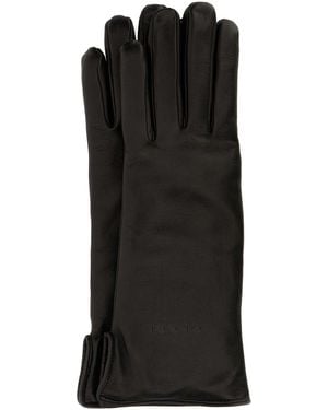 Gucci Leather Gloves - Black