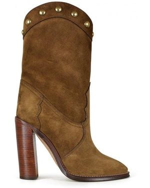 Saint Laurent Kate Stiefel - Braun
