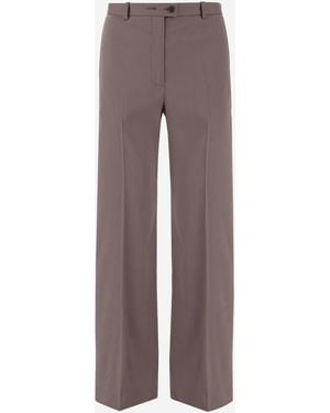 Jil Sander Broek Van Stretchwol - Bruin
