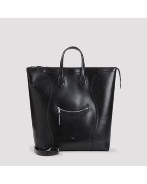 Celine Medium Cabas Vertical - Schwarz