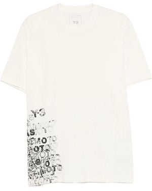Y-3 Gfx Ss Tee - White
