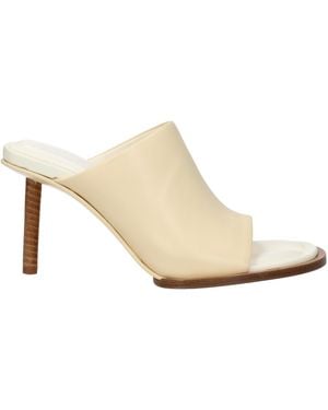 Jacquemus Sandals Leather - Natural