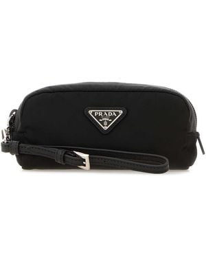 Prada Re-Nylon Pouch - Black