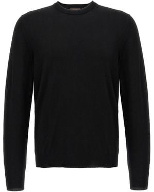 Zanone Flexwool Wollpullover - Schwarz