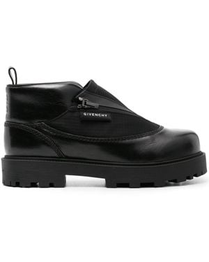 Givenchy Storm Leather Ankle Boots - Black