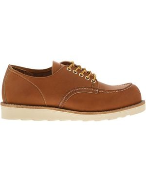 Red Wing Shop Moc Leder Schnürschuh Schuh - Braun