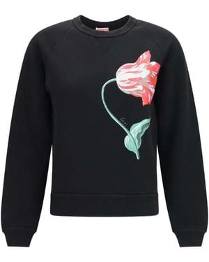KENZO Tulip Cotton Sweatshirt - Blue