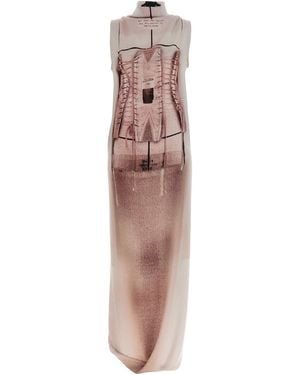 Jean Paul Gaultier 'The Draped Trompe-L'Œil Corset' Dress - Pink