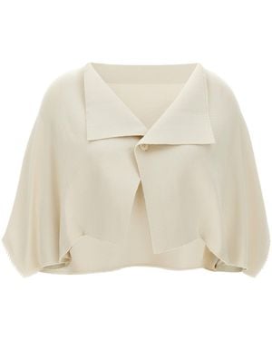 Issey Miyake 'Campagne' Strickjacke - Natur